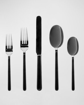 Rail Graphite 20-Piece Flatware Set