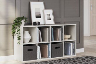 Ashley Furniture Aprilyn White 8 Cube Organizer - 24W x 12D x 47H