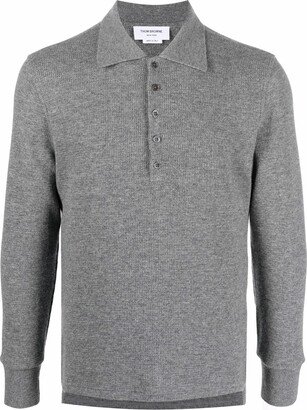 Long-Sleeve Polo Shirt-AQ