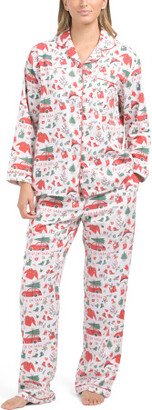 TJMAXX Flannel Joy Pajama Set