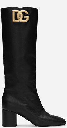 Nappa leather boots