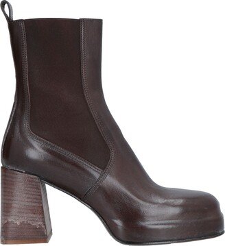 Ankle Boots Dark Brown-AJ