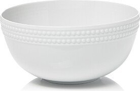 Perlee White Serving Bowl