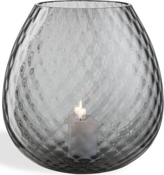 Macramé glass candle holder-AC