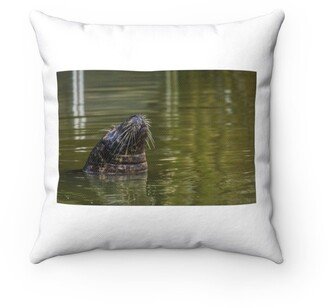 Seal Swimming Pillow - Throw Custom Cover Gift Idea Room Decor