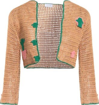 MIXIK Cardigan Camel