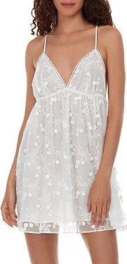 Meg Floral Embroidered Chemise-AB