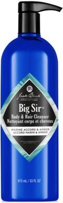 Big Sir Body Hair Cleanser With Marine Accord Amber