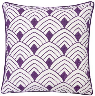 Abigail Waves Square Decorative Throw Pillow