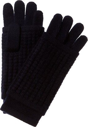 Waffle Stitch 3-In-1 Cashmere Tech Gloves