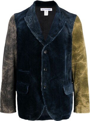 Bleached-Effect Corduroy Blazer