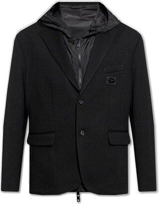 Hooded Gilter And Blazer