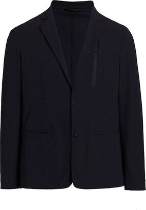 Slim-Fit Tech Blazer