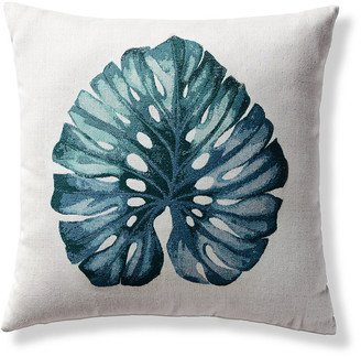 Isla Palm Indoor/Outdoor Pillow by Elaine Smith