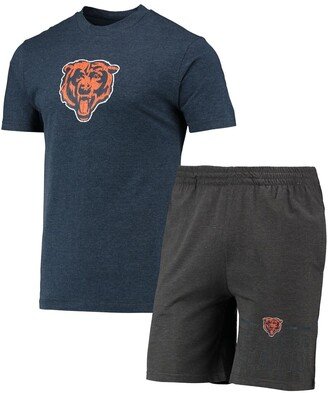 Men's Concepts Sport Charcoal, Navy Chicago Bears Meter T-shirt and Shorts Sleep Set - Charcoal, Navy