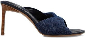 Twist Open Toe Mules