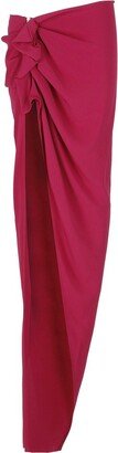 High-Waisted Asymmetric Maxi Skirt-AC