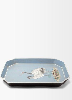 Fauna Hand-painted Metal Tray