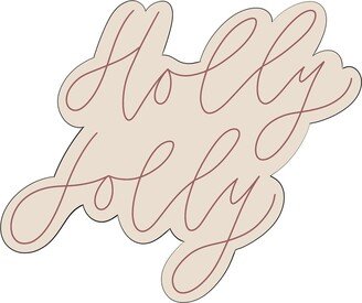 Holly Jolly Plaque Cookie Cutter