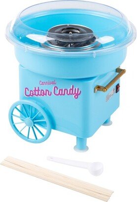 Great Northern Popcorn Countertop Cotton Candy Machine With Scoop and 10 Serving Sticks – Blue