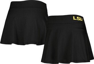 Women's ZooZatz Black Lsu Tigers Flowy Skort