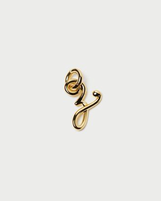 Small Gold Letter Z Charm