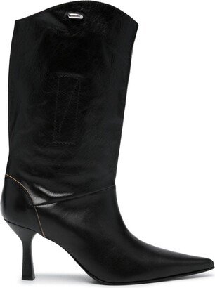 80mm Slip-On Knee-Length Boots