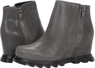 Joan of Arctic Wedge III Zip (Quarry/Black) Women's Shoes