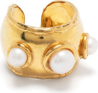 Dune pearl ring