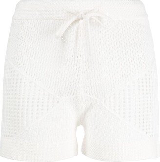 Raie open-knit shorts