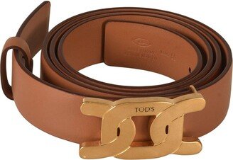 Logo Buckle Belt-AL