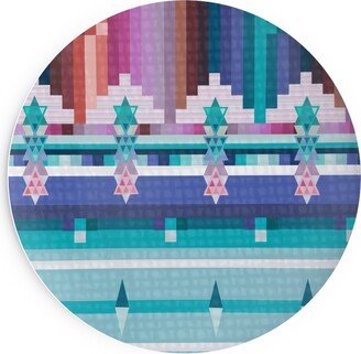 Salad Plates: Kilim With Kindness - Multi Salad Plate, Multicolor