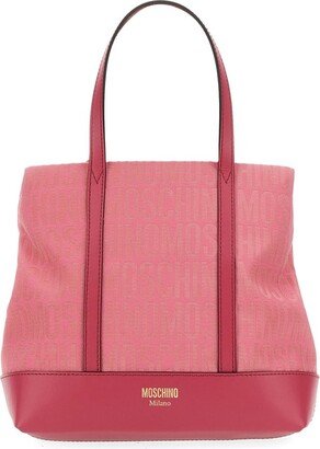 Logo-Printed Tote Bag-AB