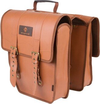 M-Wave Amsterdam Double L Pannier Bag, Brown