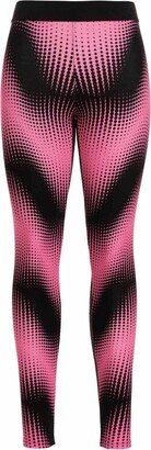 Graphic Printed Elasticated Waistband Leggings