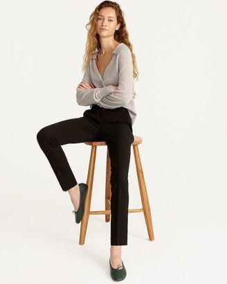 Petite Cameron slim crop pant in bi-stretch cotton blend