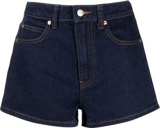 Shorty high-rise denim shorts-AA