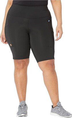 Abisko Short Tights (Black) Women's Clothing