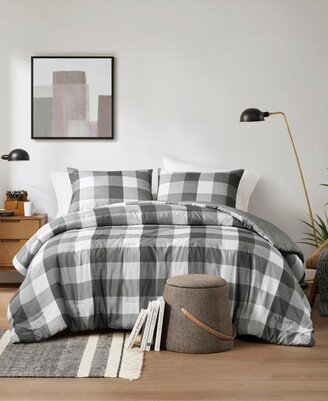 Jonah Plaid Check 3-Pc. Comforter Set, Full/Queen