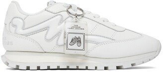 White 'The Leather Jogger' Sneakers