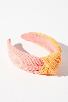 By Anthropologie Waffle Two-Tone Knot Headband