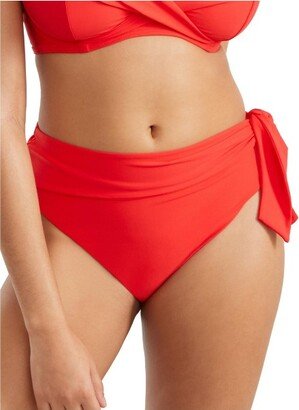 Birdsong Women's Poppy Sash Fold-Over Bikini Bottom - S20237-POPPY 3XL Poppy
