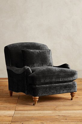 Slub Velvet Glenlee Chair, Landon