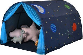 Kids Galaxy Starry Sky Dream Portable Play Tent with Double Net Curtain - 57