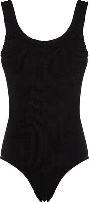 Ribbed Sleeveless Swimsuit