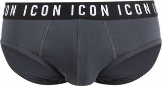 Logo-Waistband Briefs-AE