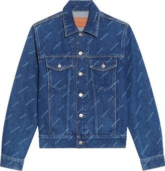 Diagonal Denim Jacket