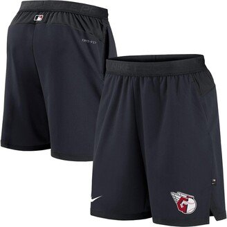 Men's Navy Cleveland Guardians Authentic Collection Flex Vent Performance Shorts