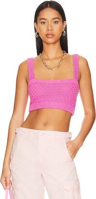 Tamal Textured Knit Cropped Top