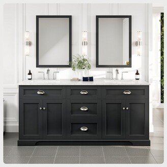 Epic Transitional Charcoal Grey Bathroom Vanity